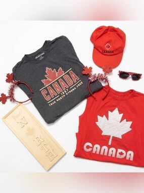 Canada Day Spirit Bundle | Bluenotes Tee, Tank, Hat, Sunglasses & Accessories